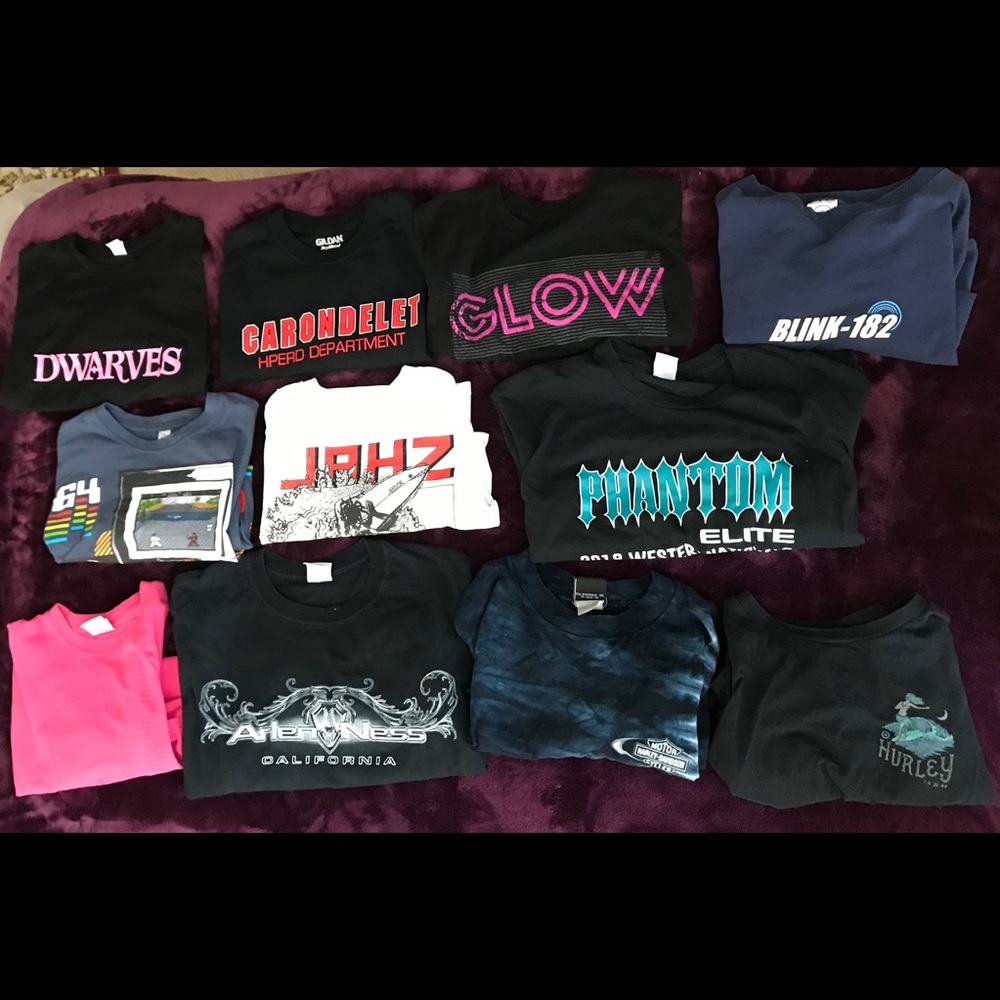 11 piece t-shirt lot